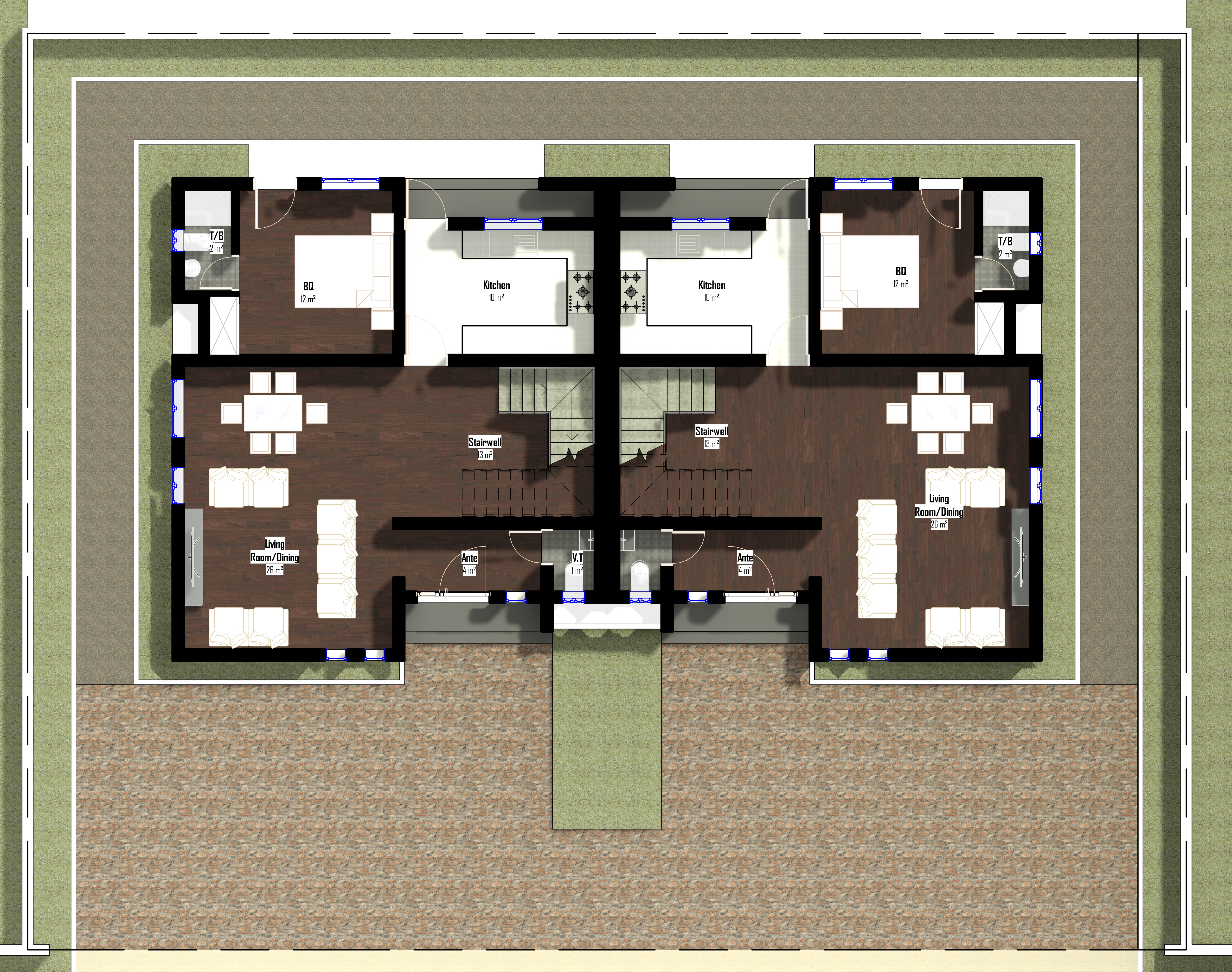 Ground Floor 3D Plan